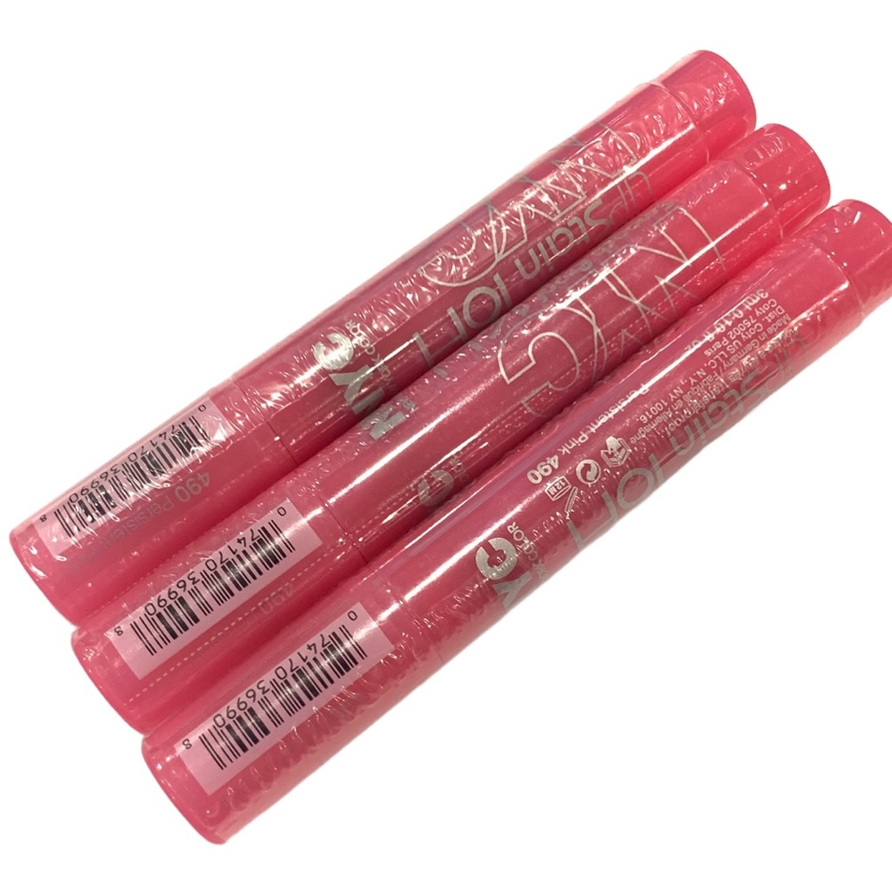 COPY - 3 PACK NYC Persistent Pink Lip Stain Smooch Proof #490